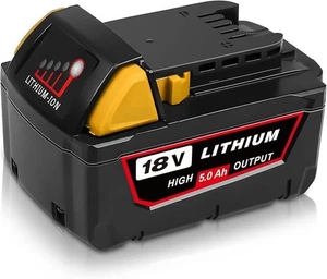 5.0 Ah 18V Replace Milwaukee M18 M18B5 M18B6 Li-ion Battery Pack 48-11-1860 UK - Picture 1 of 6