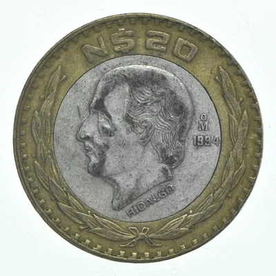 SILVER - WORLD Coin - 1994 Mexico 20 Nuevos Pesos - World Silver Coin *935 - Image 1 of 3