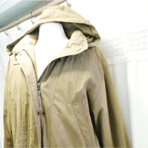 Woolrich Donna Giacche Foderate in Pile Grande Verde Oliva Cappotto da Lavoro Zip Frontale... - Foto 1 di 8