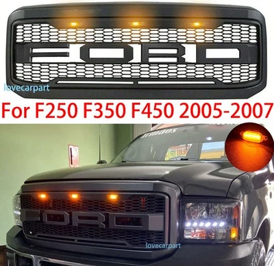 Parrilla de parachoques Super Duty estilo Raptor para Ford F250 F350 2005 06 2007 Foto 1 de 4