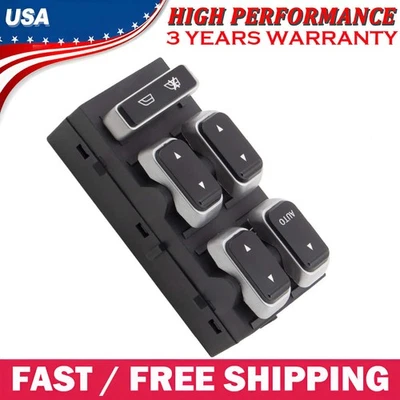Master Window Switch Fit For 2003 2004 2005 2006 2007 2008 LINCOLN TOWN CAR 4.6L - Изображение 1 из 4