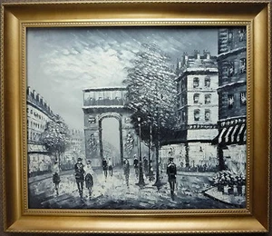 Framed Oil painting Hand painted on Canvas Framed Size: 700x600mm - Picture 1 of 2