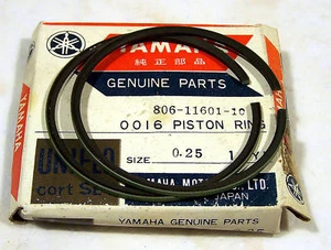 NEW OEM YAMAHA SL338 SL 338 .25 PISTON RINGS 806-11601-10-00 - Bild 1 von 1