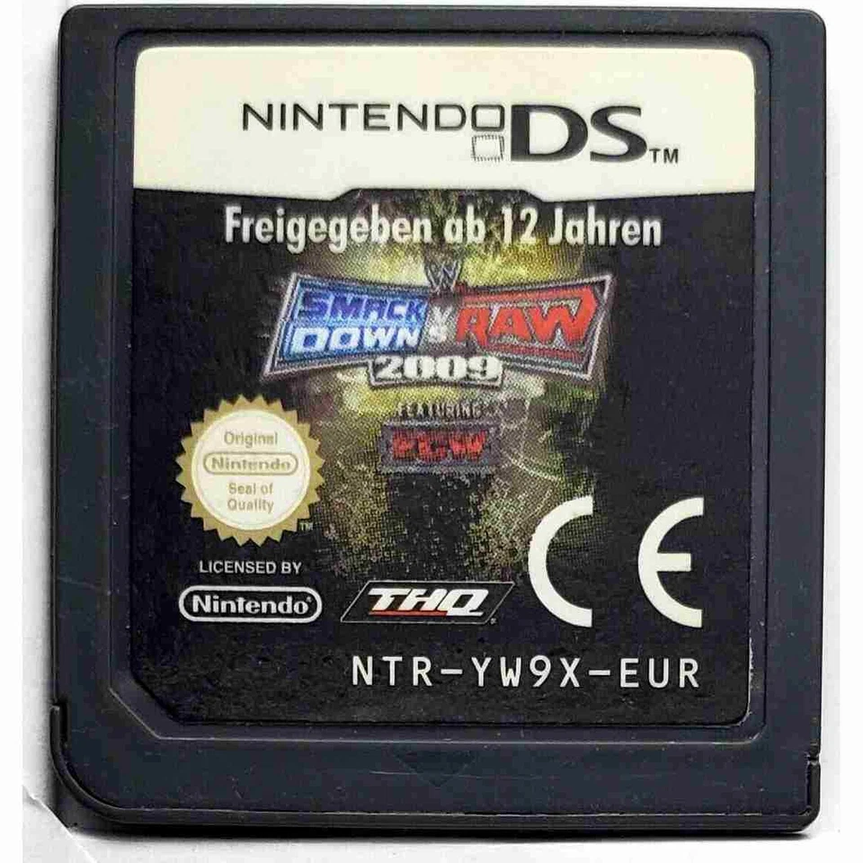 (PAL Version, Not USA, Read) - WWE Smackdown vs. Raw 2009 - Nintendo DS - Image 1 of 4