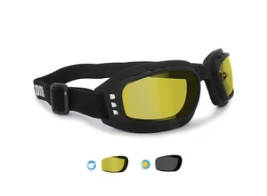Bertoni Lunettes Photochromiques Polarisé Moto et Sports Extrêmes mod. 112 - Picture 1 of 10
