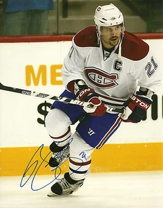 Brian Gionta Hand Signed 8x10 Photo Montreal Canadiens NHL Autograph Hockey - Picture 1 of 1