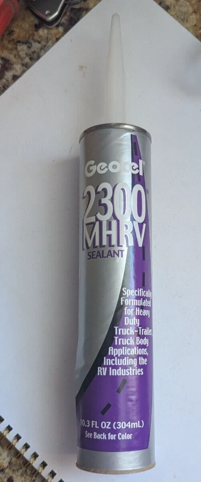 Geocel 2300 MHRV Sealant (Clear) 10.3fl oz... Motor Home/RV/TRUCK