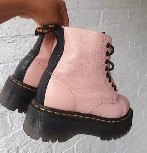 Dr Martens Sinclair Women's Boots 6 Beige pink Milled Nappa DM'S Doctor Martens - Picture 1 of 15