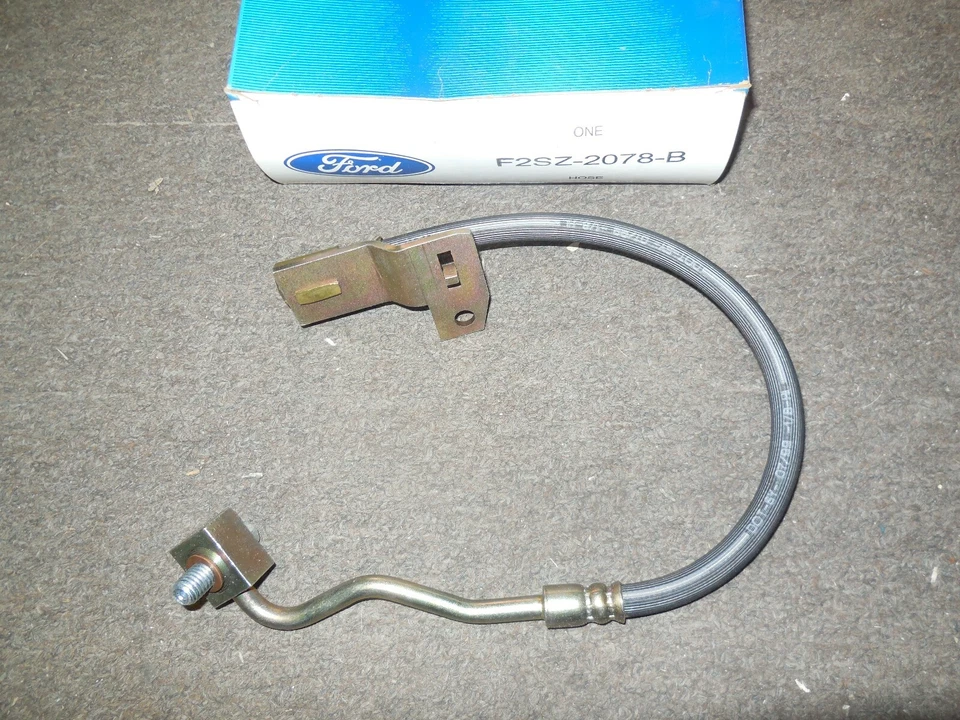 Manguera de freno delantera LH F2SZ-2078-B Ford Thunderbird 1991-1997 como nueva de lote Foto 1 de 1