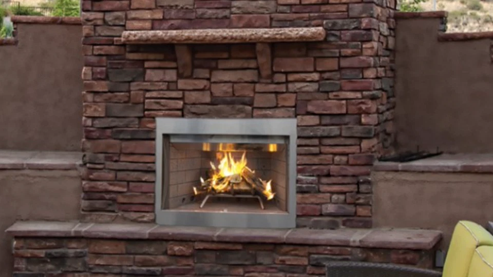 Superior Outdoor Wood Burning Fireplace WRE3042WH