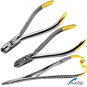 Distal End Ligature TC Wire Cutter Mathieu Needle Holder Orthodontic Lab Dental - Imagen 1 de 16