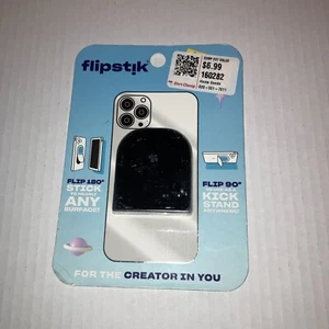 (NEW) Flipstik Defy Gravity Cell Phone Stick & Stand - Classic Black - New - Picture 1 of 8
