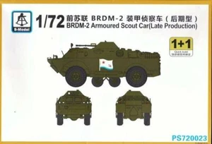 S-Model 1/72 #PS720023 BRDM-2 Armoured Scout Car Late Production - Bild 1 von 1