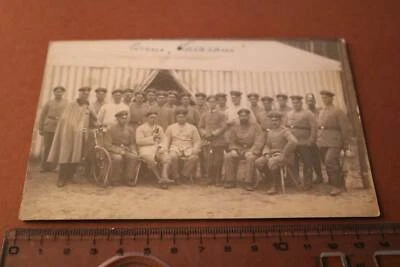 tolles altes Foto - Gruppe Soldaten Zossen Ü-Platz - Zirkus Sarrasani ??? 1915 - Bild 1 von 4