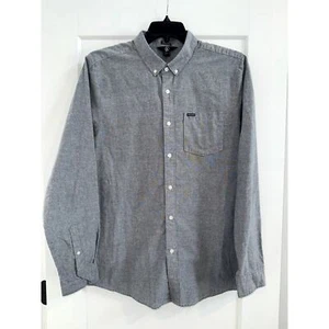 Volcom Modern Fit grau Langarm Knopfleiste Herren XL - Bild 1 von 9