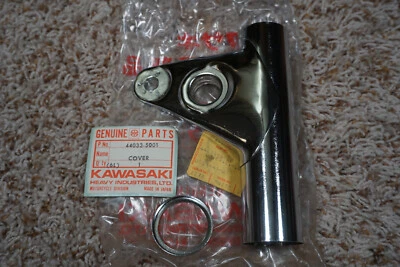 Nuevo de Lote Antiguo Kawasaki KZ400 1974-75 Horquilla Faro Oreja Soporte, KZ 400 Foto 1 de 2