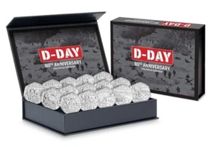 ISLE OF MAN / JERSEY / GUERNSEY_15 x 50p Pence 2024_80th Anniversary of D-Day - Bild 1 von 2