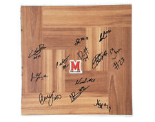 2022-2023 Maryland Terrapins Team Signed Floorboard Mens Basketball Autographed