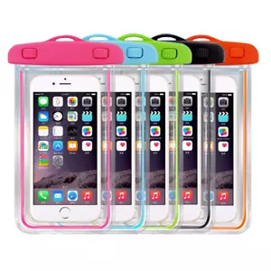 Waterproof Glow in Dark Case Pouch Bag For All phones iPhone X - Picture 1 of 8