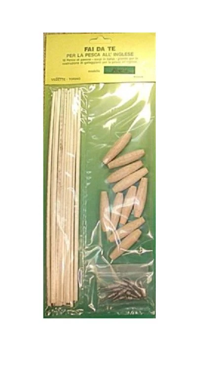 kit costruzione galleggianti inglesi da pesca fai da te misura media 5g / 7g - Immagine 1 di 1