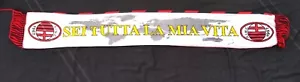 SCIARPA AC MILAN ASSOCIAZIONE ITALIANA MILAN CLUB SCARF MILAN AC BUFANDA - Foto 1 di 2