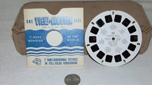 REEL VINTAGE SAWYER'S VIEW-MASTER # 82 NIAGARA CADE IN INVERNO NEW YORK - Foto 1 di 3