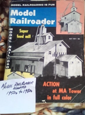 11 x  model railroader  magazines mixed see all 11 pictures trains 1950,s 1980,s - Image 1 of 4
