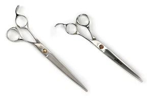 Geib Supra Straight Shears for Dog Pet Grooming 6.5 or 7 inch Sets Available Too - Picture 1 of 10