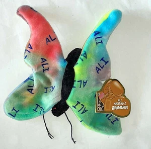 1999 Muhammad Ali Salvinos Bammers Butterfly Plush Bean Bag G.O.A.T. Licensed - Picture 1 of 5