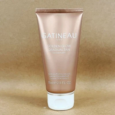 GATINEAU PARIS Gatineau Golden Glow Gradual Tan Cream with coconut oil 75ml New & Sealed