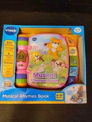 VTech Musical Rhymes Book Educational Toys For 6 month -3 Years Olds Toddler  - Image 1 of 2