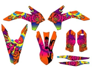 2016 250 solo (modelo temprano) SX ZANY Orange Senge kit de gráficos compatible con - Imagen 1 de 10