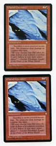 MtG - Magic the Gathering - GLACIAL CREVASSES (x2) - Ice Age - Unplayed MINT! - Picture 1 of 2