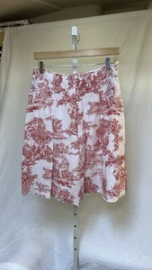 Vintage Marilyn Anselm for Hobbs Toile Skirt SZ 6 - Picture 1 of 6