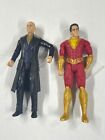 Pair Of 12" Mattel 2019 Shazaam Figures Used See Pics No Weapons Accessories