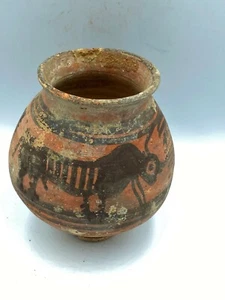 Jarra de agua pintada antigua cerámica del valle del Indo C.3000-2000 aC - Imagen 1 de 12