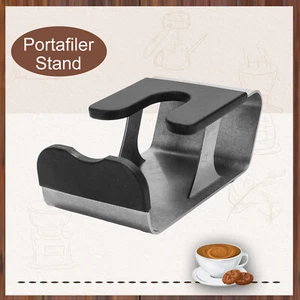 Coffee Portafilter Holder Coffee Tamping Station Espresso Weighing Rack Non-Slip - Picture 1 of 14
