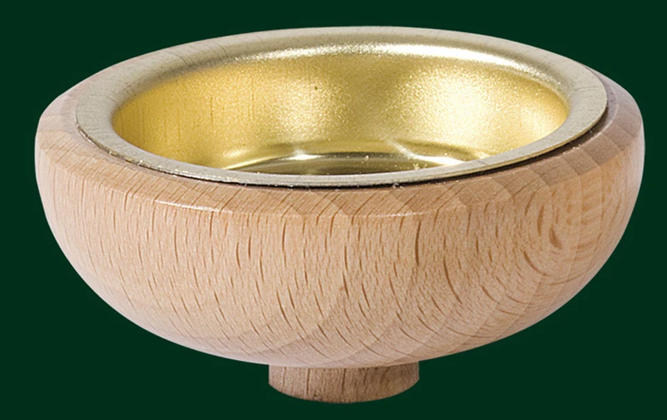 Kerzenhalter Teelichtadapter 17 mm natur HxB= 2,5x4cm NEU Kerze Kerzenlicht Kerz - Bild 1 von 1