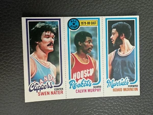 1980-81 Topps #219 Swen Nader / #17 Calvin Murphy / #70 Richard Washington - Picture 1 of 2