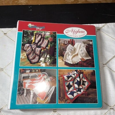 VTG The Needlecraft Shop AFGHAN Collector's Series Binder- 125+Crochet Patterns! - Image 1 of 4