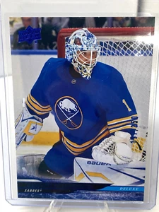 Ukko-Pekka Luukkönen 2024-25 Upper Deck Extended Deluxe Parallel Card /250 - Bild 1 von 5