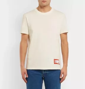 AMI Crew Neck With Ami Name Label T-Shirt SS19 Men's M - Picture 1 of 13