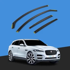 Jaguar F-PACE 2016-onwards 5 Door SUV Wind Deflectors 4pc Tinted - Picture 1 of 10