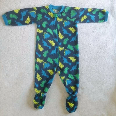 Lugar ~ Pijama de 1 pieza para niño ~ Talla 18 meses ~ Dinosaurios                                 Foto 1 de 4