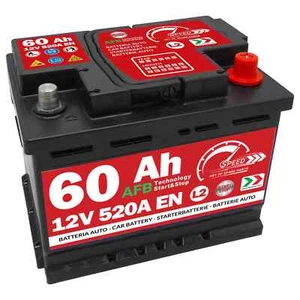 SPEED Batteria avviamento 12V 640A 60Ah L2AFB - Foto 1 di 1