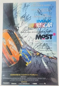 2009 Signed IMAX NASCAR Nationwide Series Poster with Watkins Glen Ticket - Picture 1 of 10