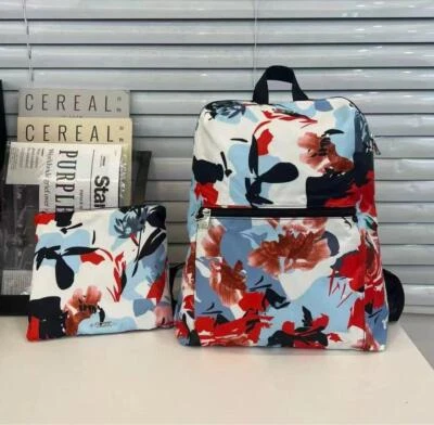 Tumi 196386 Mochila Floral Mochila Mujer Diseño Floral Colorido NUEVO Foto 1 de 4