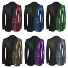 Luxury Suit Men Wave Sequins Shining Casual Banquet Suit Trend Light Suit Coat