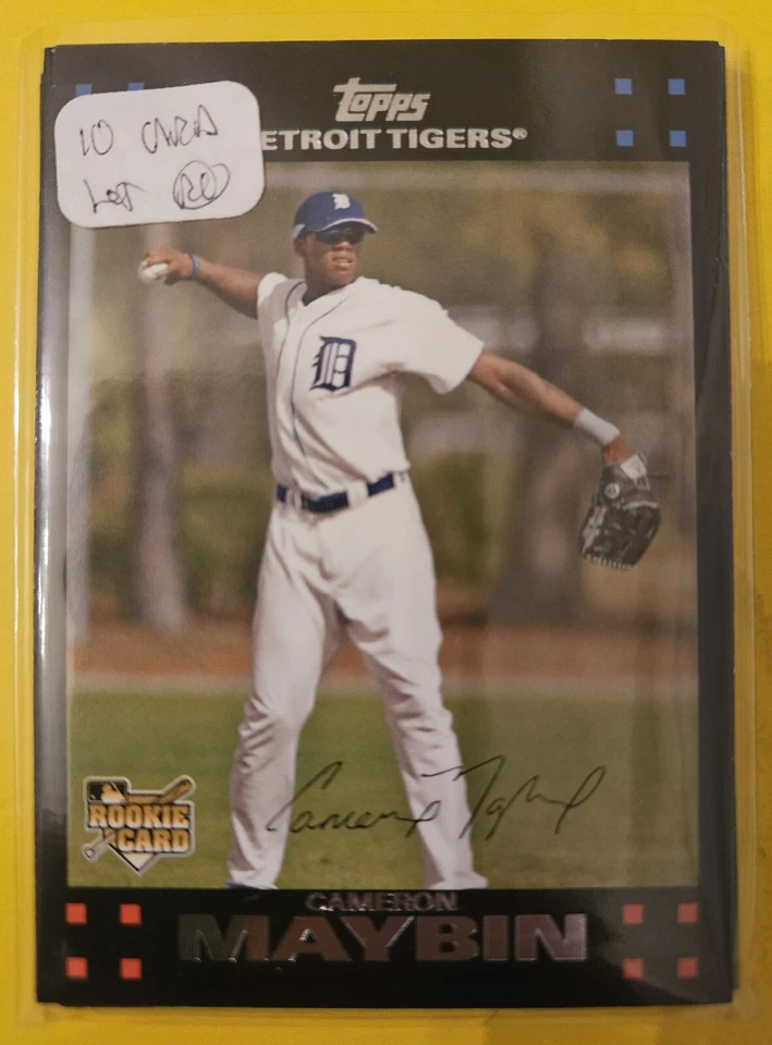 (10) 2007 Topps Update #141 Cameron Maybin RC Lot - Detroit Tigers - Image 1 of 1