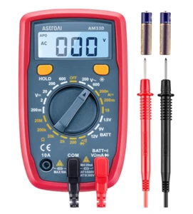 AstroAI Digital Multimeter Voltmeter Ohmmeter Ammeter Multi Tester Meter Blue - Picture 1 of 8